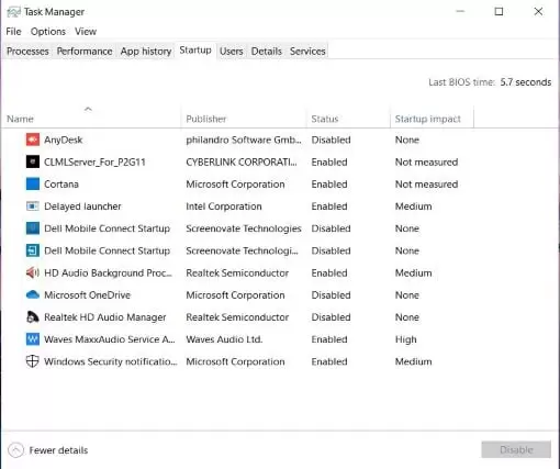 Disable Unwanted Startup Program