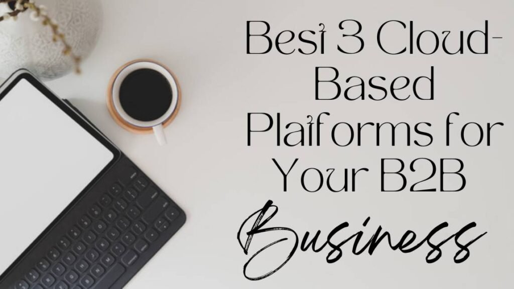 Best 3 Cloud-Based Platforms for Your B2B Business