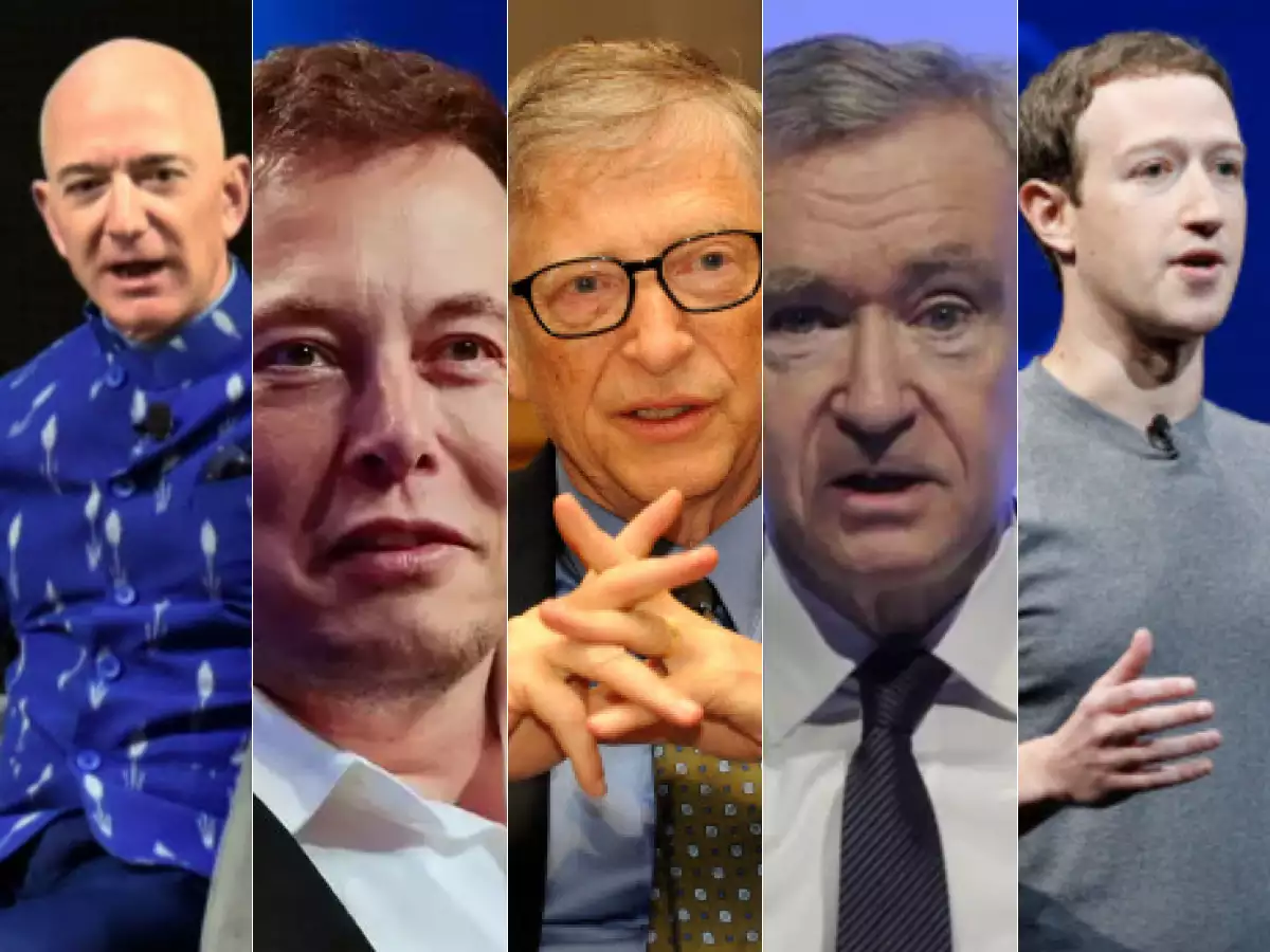 Top 8 richest people in the world