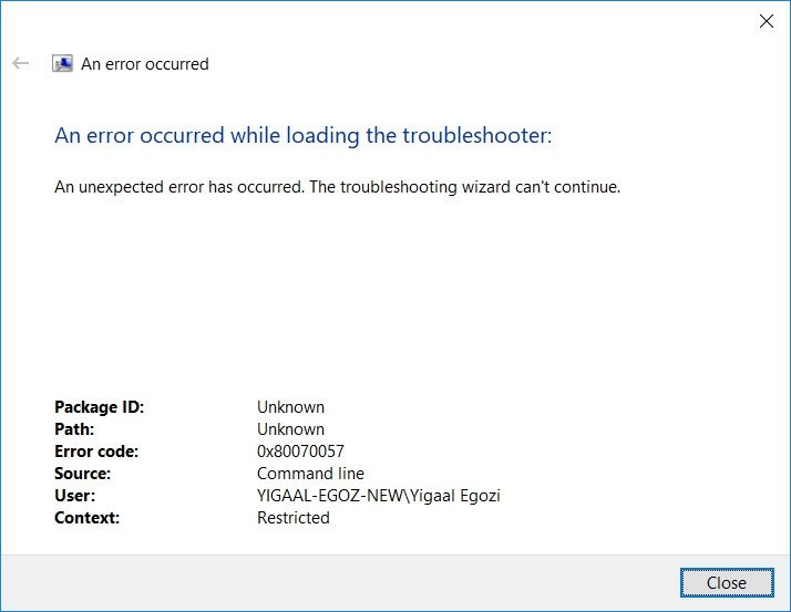 Troubleshooting with Microsoft Error Lookup Tool