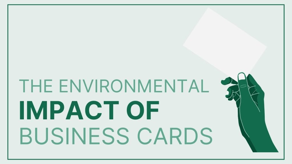 Eco-Conscious Networking: Making a Statement with Green Business Cards