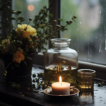 A Rainy Day with Scented Candles