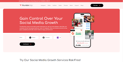 Thunderclap is a popular choice for buying TikTok likes in UAE