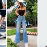 Accessorizing a High Waist Wide Leg Jeans Outfit